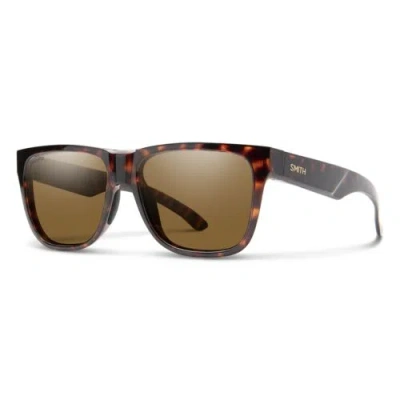 Pre-owned Smith Unisex Lowdown 2 Lifestyle Sunglasses - Tortoise Frame | Chromapop Glass P
