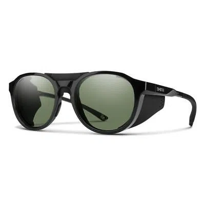 Pre-owned Smith Venture Sunglasses 2024 In Black W/ Chromapop Polarized Gray Green Lens