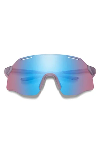Smith Vert 139mm Chromapop™ Polarized Shield Sunglasses In Blue