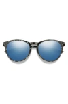 Smith Wander 55mm Chromapop™ Polarized Round Sunglasses