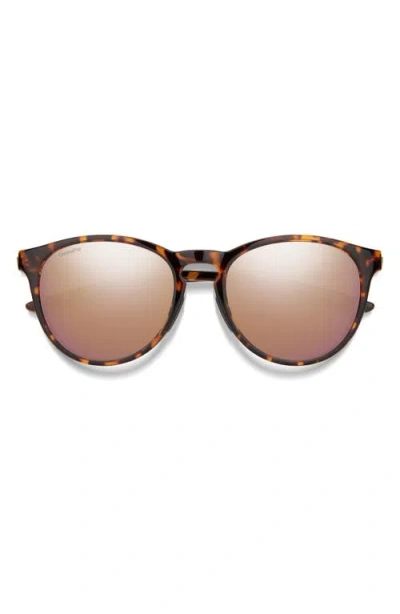 Smith Wander 55mm Chromapop™ Polarized Round Sunglasses In Multi