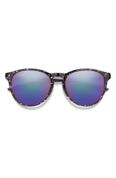 Smith Wander 55mm Chromapop™ Polarized Round Sunglasses In Multi