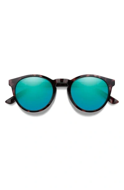Smith Westward 54mm Chromapop™ Polarized Round Sunglasses In Green