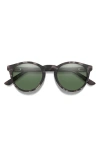 Smith Westward 54mm Chromapop™ Polarized Round Sunglasses In Gray Tortoise/gray Green