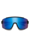 Smith Wildcat Chromapop™ Shield Snow Goggles In Matte Black/rose Blue