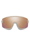 Smith Wildcat Chromapop™ Shield Snow Goggles In Matte Summit/rose Gold
