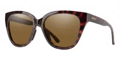 Smith Women's Era Polarized Sunglasses In Tortoise Chromapop Brown