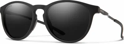 Smith Women's Wander Chromapop Polarized Sunglasses In Matte Black / Black In Yellow