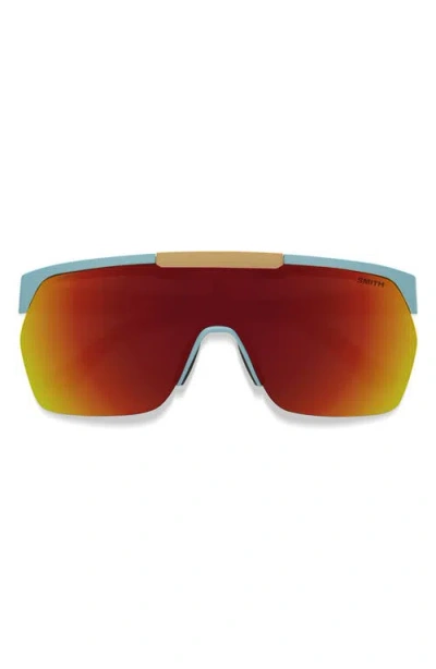 Smith Xc 138mm Chromapop™ Polarized Oversize Shield Sunglasses In Multi