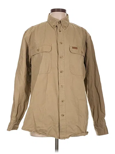Pre-owned Smith's Long Sleeve Polo Shirt In Tan