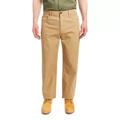 Smiths Workwear 5 Pocket Mens Relaxed Fit Flat Front Pant In Brown