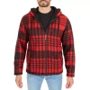 Smiths Workwear Butter-sherpa Mens Midweight Jacket In Red