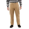 Smiths Workwear Fleece Lined Mens Stretch Fabric Regular Fit Cargo Pant In Brown