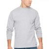 Smiths Workwear Mens Crew Neck Long Sleeve T-shirt In Gray