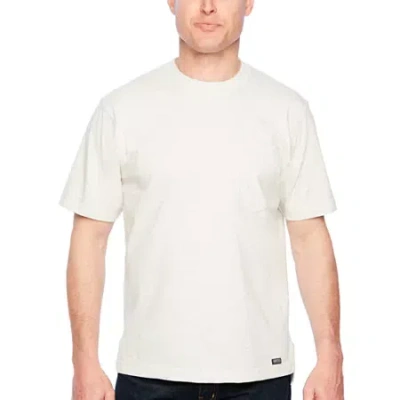 Smiths Workwear Mens Crew Neck Short Sleeve T-shirt In Sand