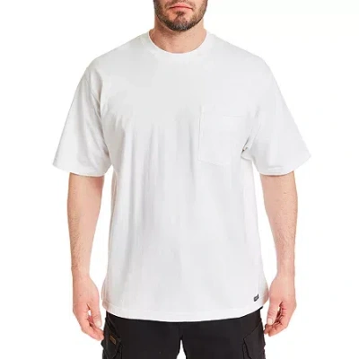 Smiths Workwear Mens Crew Neck Short Sleeve T-shirt In White
