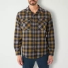 Smiths Workwear Mens Long Sleeve Regular Fit Flannel Shirt In Green