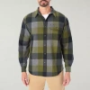 Smiths Workwear Mens Long Sleeve Regular Fit Flannel Shirt In Green