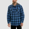Smiths Workwear Mens Shirt Jacket In Blue