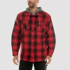 Smiths Workwear Mens Shirt Jacket In Red