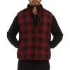 Smiths Workwear Mens Soft Shell Vest In Red
