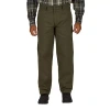 Smiths Workwear Stretch Duck Canvas Carpenter Mens Regular Fit Workwear Pant In Green