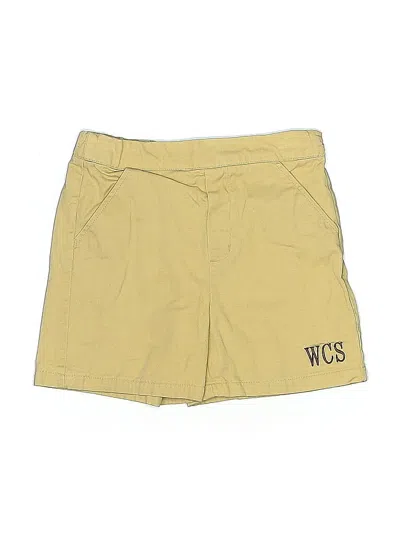 Pre-owned Smockingbird Kids' Khaki Shorts In Yellow