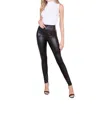 Smoke & Mirrors Tell Me About It Stud Pleather Pant In Black In Black