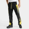 Smoke Rise Men's Racing Windbreaker Pants In Black