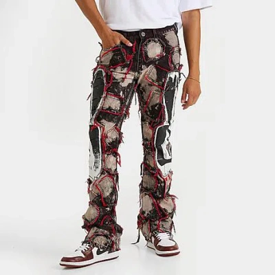 Smoke Rise Men's Victory Relaxed Denim Jeans In Multi