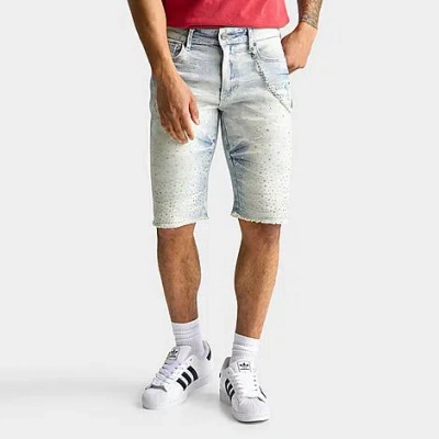 Smoke Rise Men's Visionary Denim Shorts In Gray