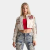 Smoke Rise Women's Cameron Tapestry Nylon Jacket In Neutral