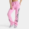Smoke Rise Women's Ruby High-rise Bootcut Fleece Pants In Pink