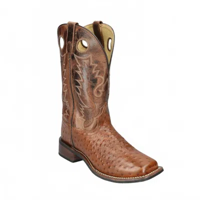Smoky Mountain Boots Men's Danville Cowboy Boots In Cognac/brown In Multi