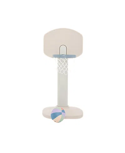 Smol Unisex Basketball Hoop Traditional Rim Blue Colorblock - 3-8 Years Old In White