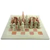 Smolart Hand Carved Soapstone Maasai Chess Set Board- 14 In.