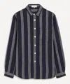 Smr Days Mens Navy And White Enamorados Cotton Waffle Shirt In Multi