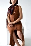 Smucky Doxie Ribbed Maxi Dress In Brown, Women's At Urban Outfitters