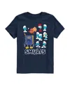 Smurfs Big Boys Character Graphic T-shirt In Blue