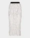 SMYTHE APPLIQUE PENCIL SKIRT