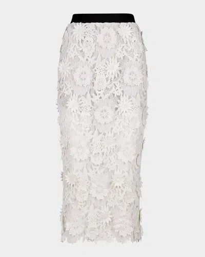 Smythe Applique Pencil Skirt