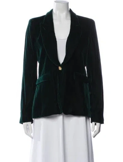Pre-owned Smythe Blazer In Black/green