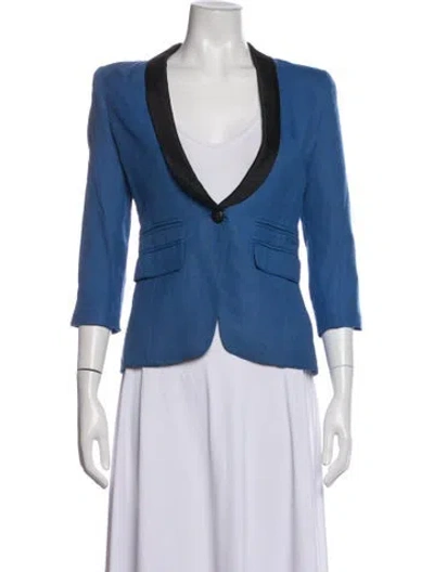 Pre-owned Smythe Blazer In Blue