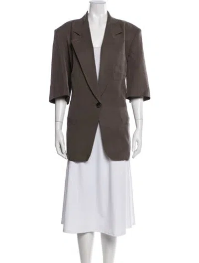 Pre-owned Smythe Blazer In Brown