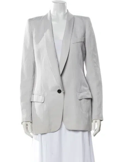 Pre-owned Smythe Blazer In Gray