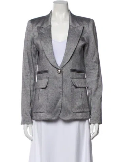 Pre-owned Smythe Blazer In Gray