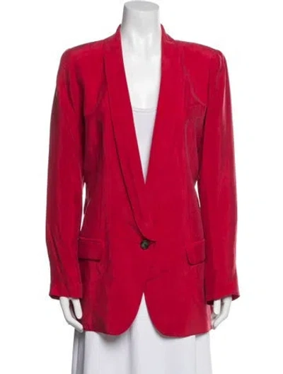 Pre-owned Smythe Blazer W/ Tags In Red