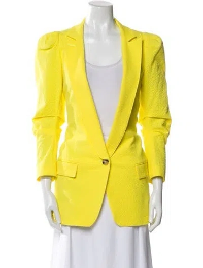 Pre-owned Smythe Blazer W/ Tags In Yellow