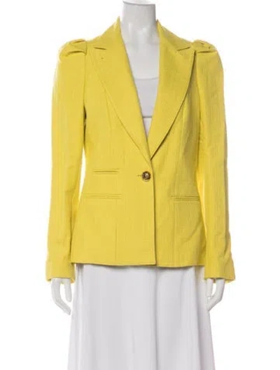 Pre-owned Smythe Blazer In Yellow
