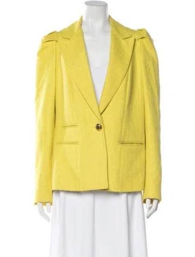 Pre-owned Smythe Blazer In Yellow